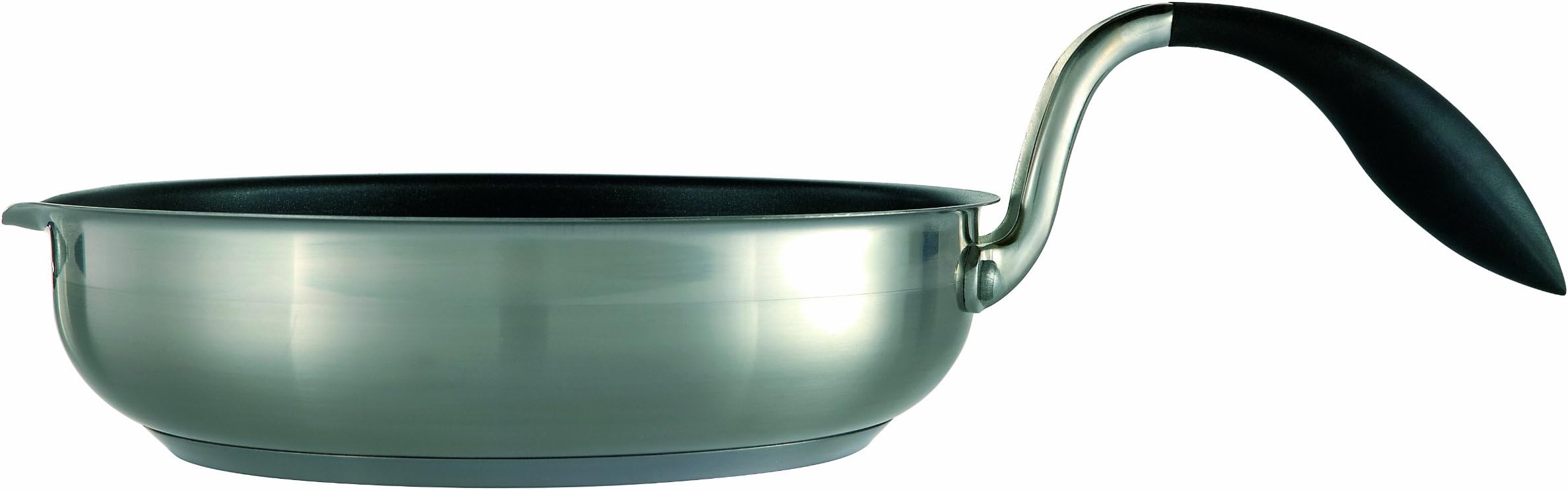 Axio 432530 Frying Pan 26 cm Stainless Steel 18/0 Suitable for All Cookers Including Induction
