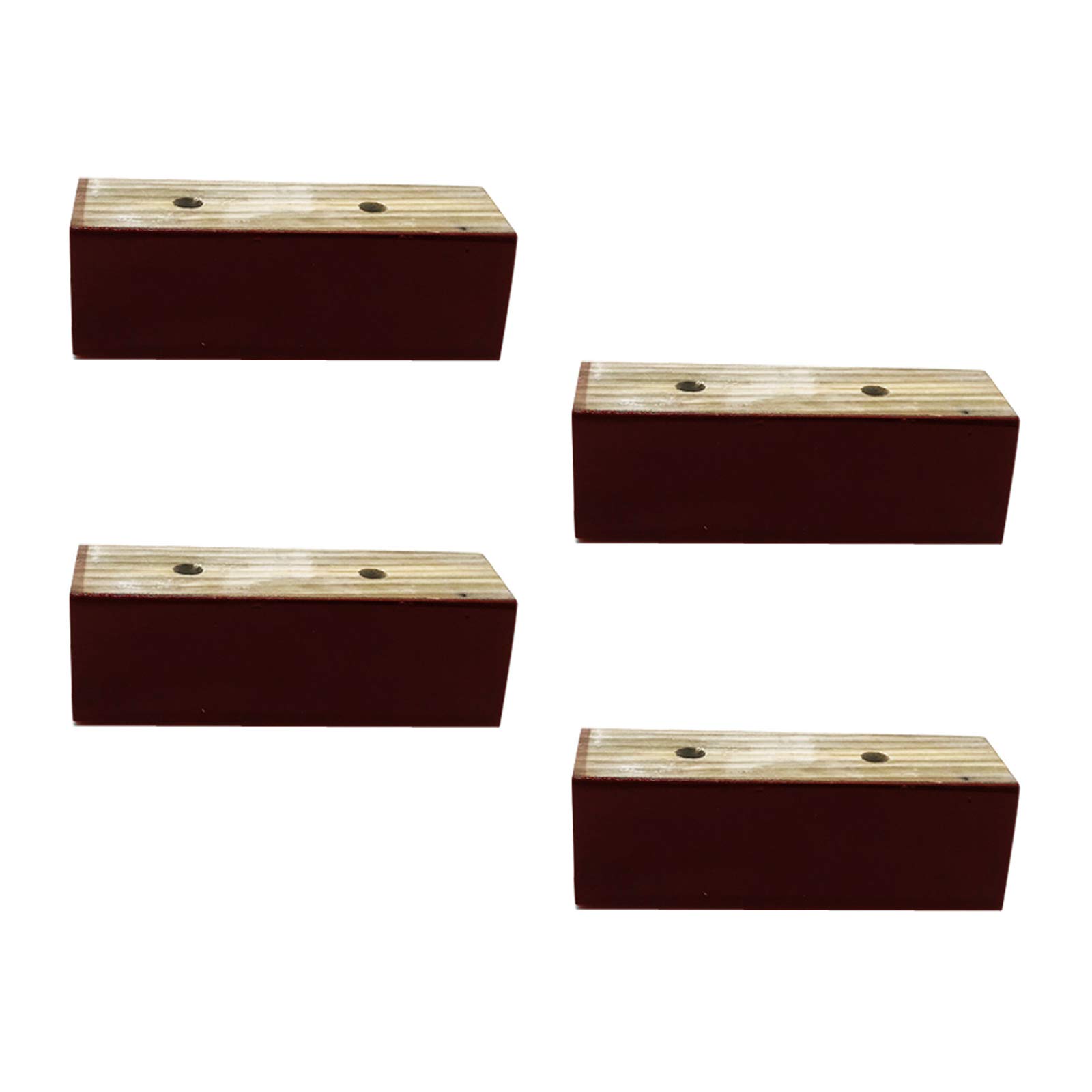 Rectangular Heightened 5cm Support Legs Solid Wood Block,Sofa Legs Feet Furniture Legs Accessories,Coffee Table Legs Bed Legs Cabinet Legs,5 Colors,