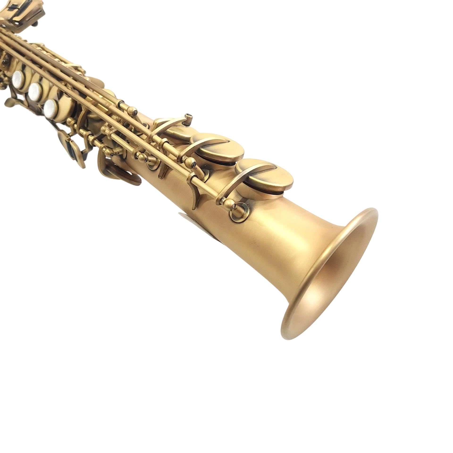 Saxophon Musikinstrumente B-Sopransaxophon Aus Messing