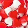 Mothers Day Red Gummy Hearts - 1kg - Love You - Mothers Day, Valentines & Wedding Sharing Bag 1kg By Sweetish