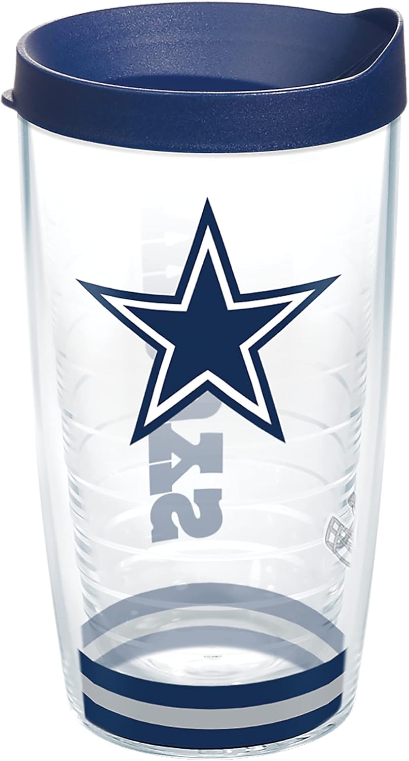 Tervis NFL Dallas Cowboys - Arctic Made in USA Double Walled Insulated Tumbler Travel Cup Keeps Drinks Cold & Hot, 16oz, Classic