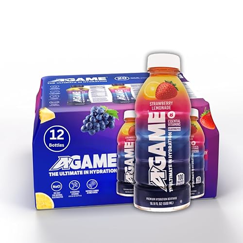 A-GAME Sports Drink, Strawberry Lemonade, The Ultimate Hydration Sports Beverage