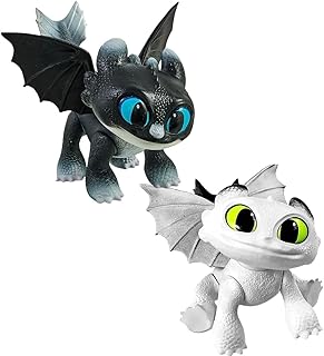 Kit Boneco Como Treinar Seu Dragão Furia Da Luz E Banguela