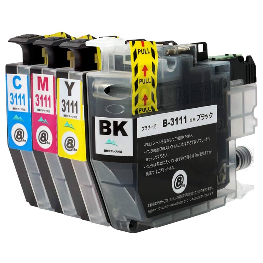 PC周辺機器 LC3111-4PK Amazon.co.jp: ジット ブラザー(brother) LC3111-4PK 対応 4色