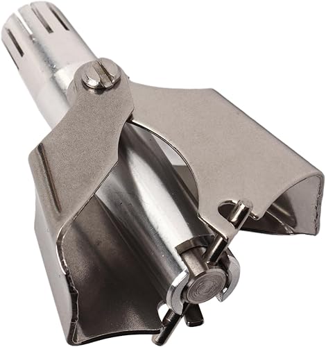 Miniatura 8 de Recortadora de vello de nariz para hombres, removedor manual de vello de nariz de acero inoxidable, 360 grados, cortador de pelo de nariz de 12