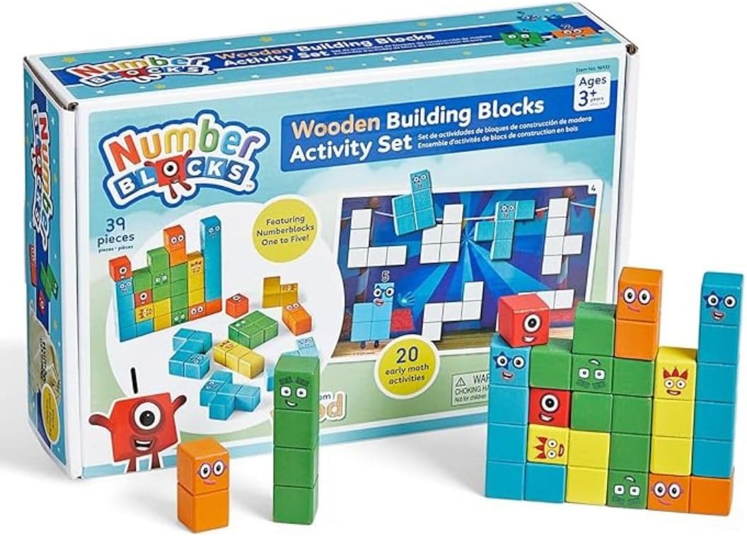 Numberblocks Number Blocks Wooden Blocks Activity Set Math Play Educational Toy 96932 Genuine Product