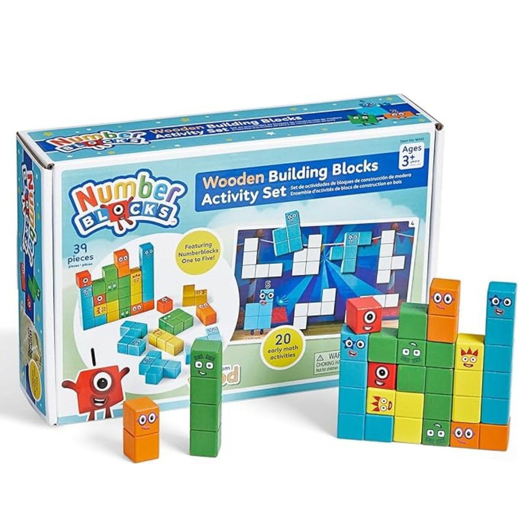 Numberblocks 96932 Wooden Blocks Activity Set Playing Number Educational Toy