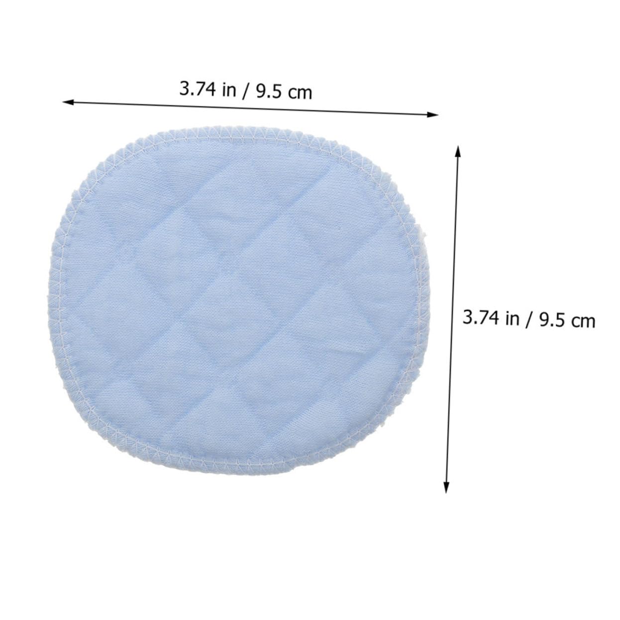 Totority Essential Nursing Kit 20pcs Breathable Breast Pads Adhesion Leakproof Washable Nipple Pads for Mom