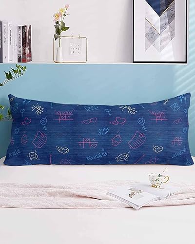 Miniatura 2 de Funda de almohada corporal para el día de San Valentín, fundas de almohada suaves y decorativas de lujo, funda de almohada larga con cierre de