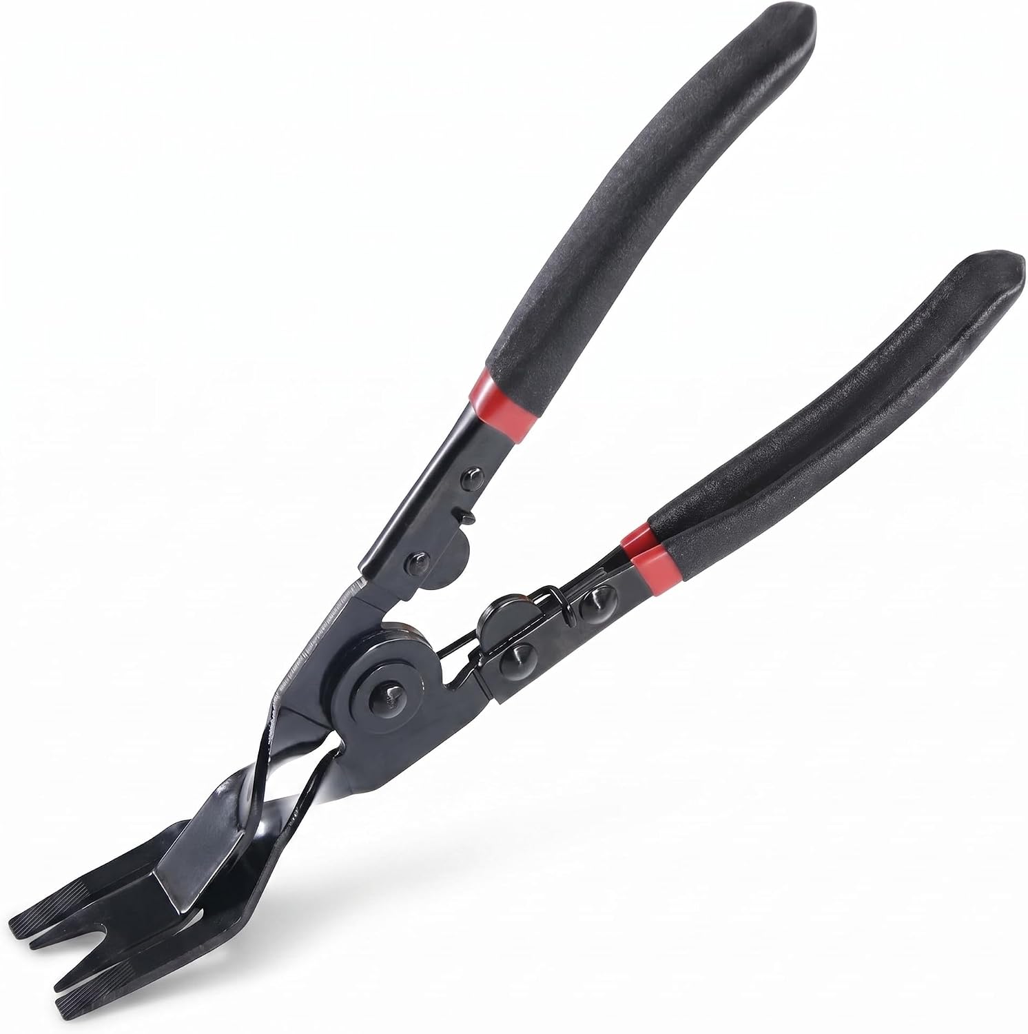 Car Panel Snap Puller 10in Spring-Loaded Carbon Steel Auto Body | Spring-Loaded Auto Reset, Carbon Steel Head, Ergonomic Non-Slip Grip, Fork Jaws No Scratches, Auto Panel Snap Removal
