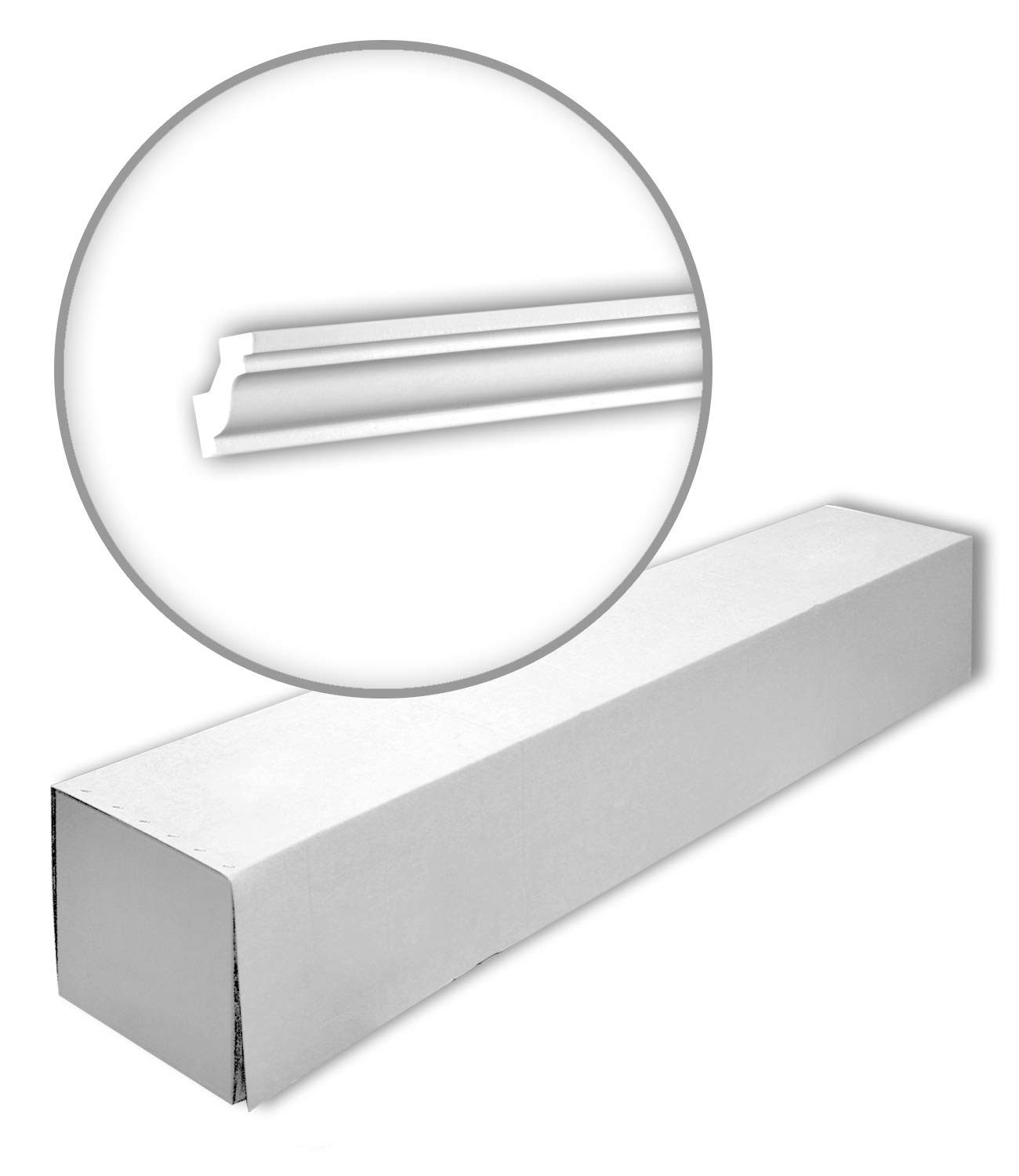 Corniches 150130-box Profhome de 200 cm x 3 cm x 3,2 cm pour rénovation
