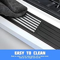 Vista 4 de Protector de parachoques trasero para coche, protector de umbral de puerta de entrada con bandera americana antiarañazos, cubierta de protección