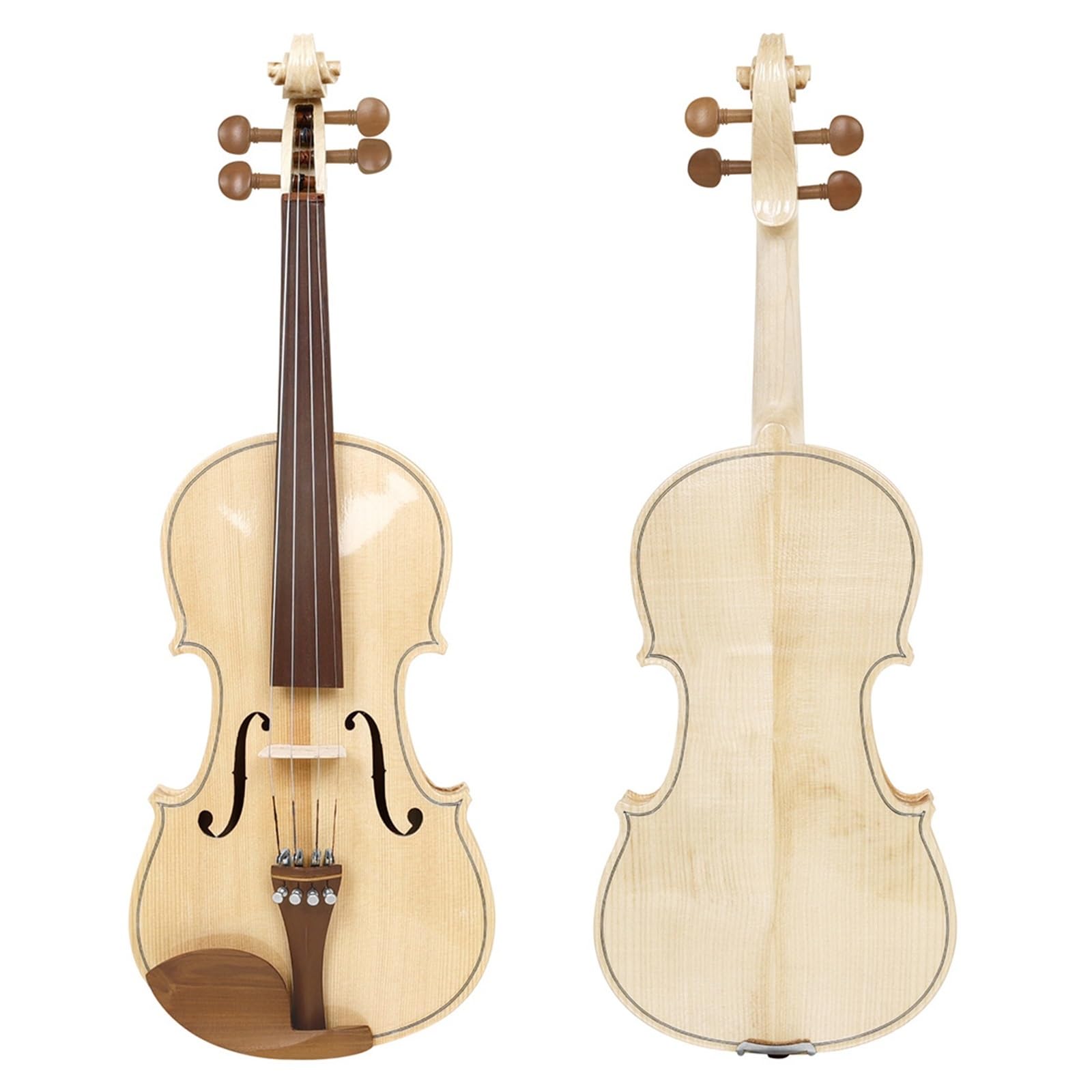 Violino Set Violino Bright Blank Woods Principiante Adulto Per Iniziare Violino 4/4 Fatto A Mano