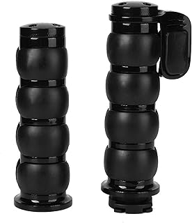 KIMISS Capa de guidão, capa de guidão de motocicleta, capa de guidão, capa de guidão de alumínio, capa de guidão de motocicleta e guidão de motocicleta manoplas de guidão de mão H2pcs 25mm Anti-S