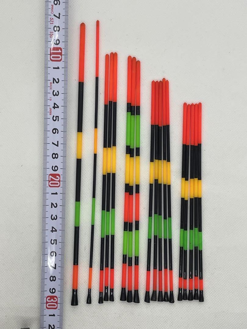 遠矢うき 超遠投-小、超遠投-中 合計5本 A 遠矢ウキ