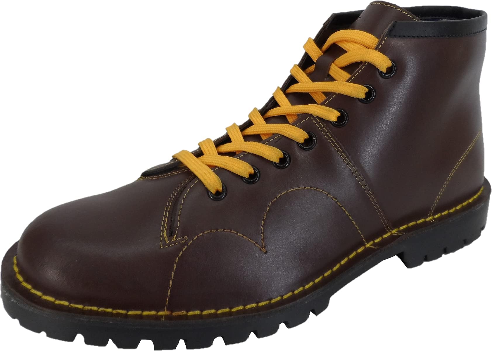 Grafter Men`s Monkey Boots (12, oxbood)