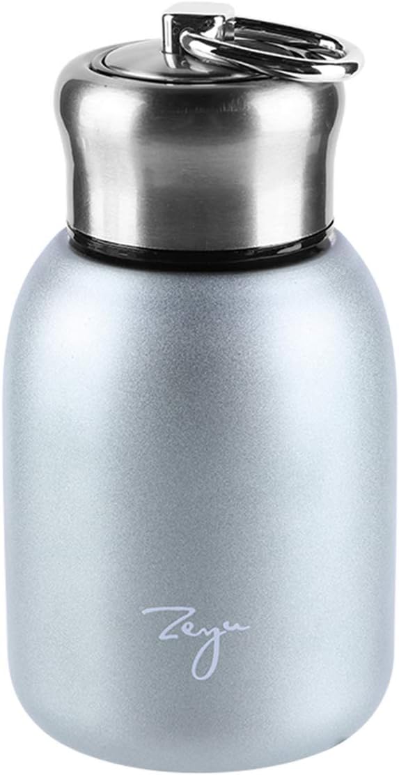 Mini Thermal Mug, 10oz/300ML Mini Thermos Mug Leak Proof Vacuum Flasks Travel Thermos Cup Portable Stainless Steel Drink Water Bottle for Indoor and Outdoor (Green)