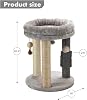 Patrocinado Patrocinado Estás viendo este anuncio basado en la relevancia del producto para tu consulta de búsqueda. Deja comentarios sobre el anuncio MECOOL Árbol para Gatos 4 en 1 Pequeño, Poste Rascador con Torre de Cama Suave, Postes de Yute con Alfombra de Sisal con Tres Juguetes Colgantes de Pelota y Cepillo de Masaje para Gatos y Gatitos de Interior 7