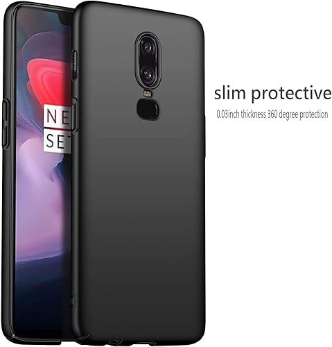 Miniatura 5 de Funda compatible con OnePlus 6 Slim Funda protectora OnePlus 6 [protege de golpes/arañazos/caídas/marcas] [plástico PC de alta calidad] cubierta