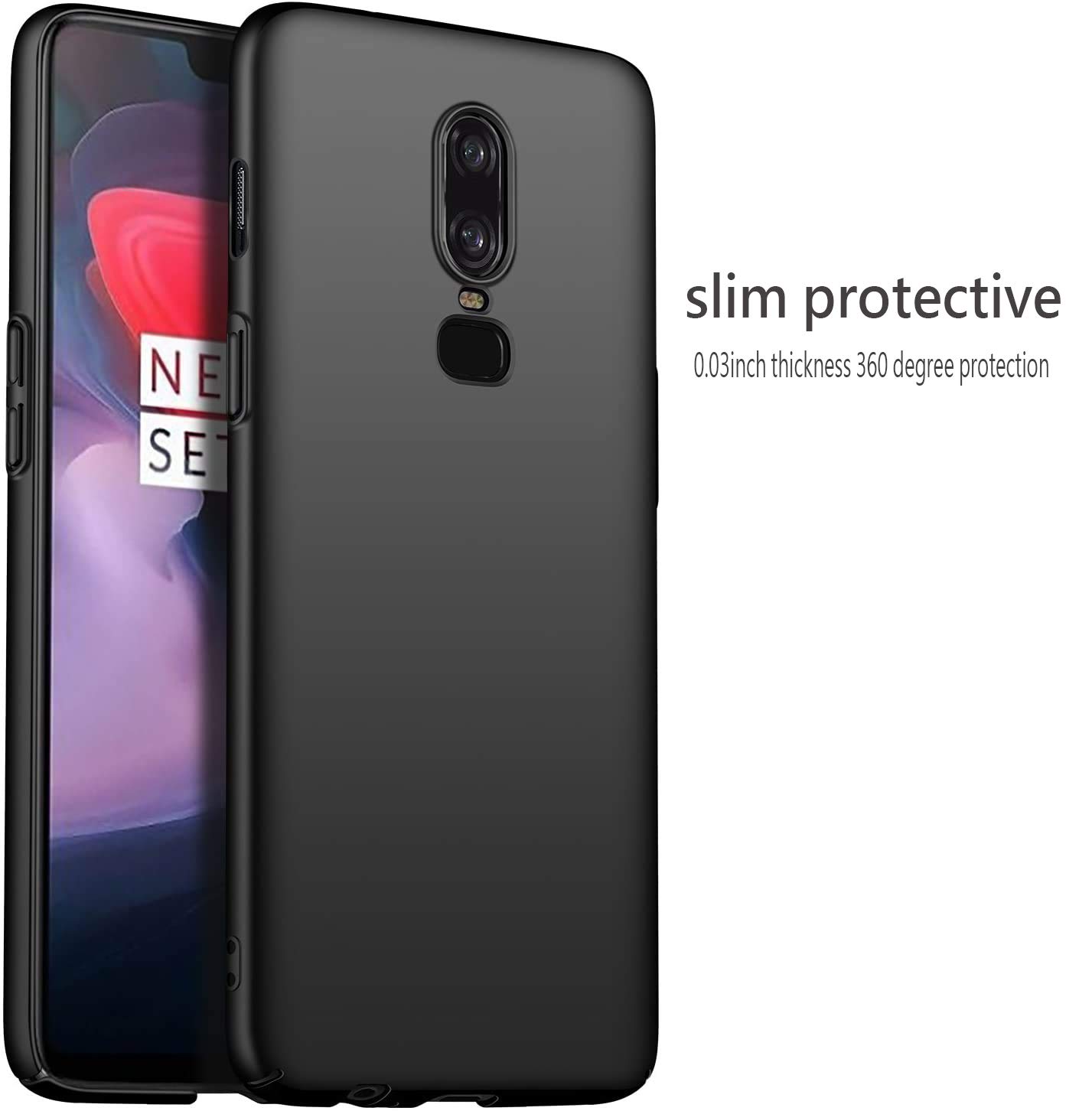 OnePlus 6 Case, Poetic Guardian [Scratch Resistant] [360