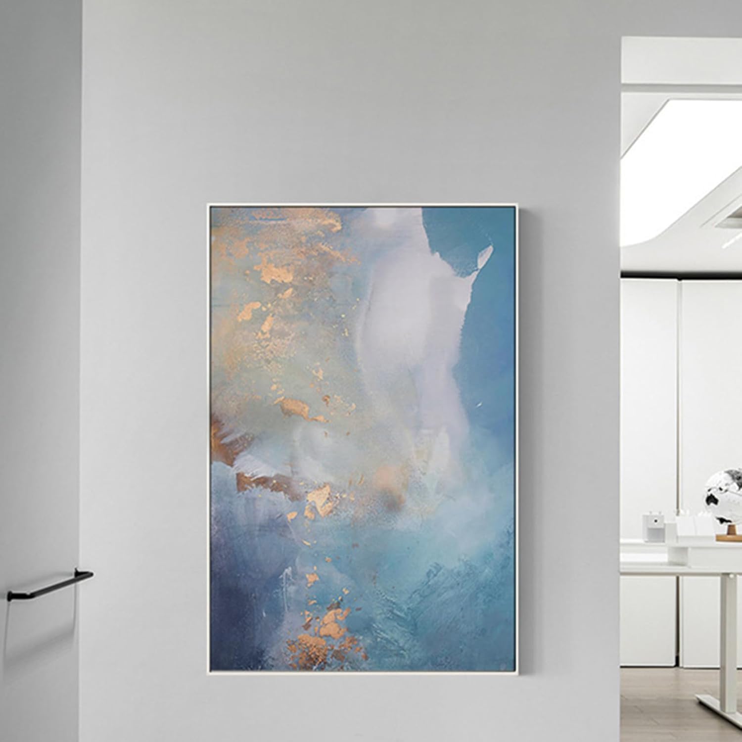 金運絵画 画家の作品アクリル絵の具 F8 キャンバス40x48cm 一点もの 円