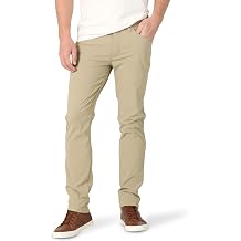 Lee Mens Extreme Motion 5 Pocket Synthetic Slim Fit PantPants