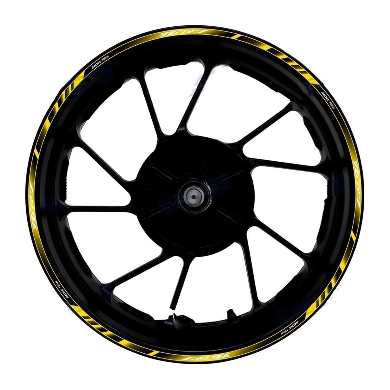 Motorcycle Accessories Front Rear Set Rim Sticker Wheel Decal Hub for Yamaha YZF R7 YZF-R7(Style 5)