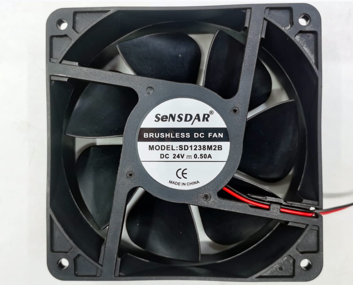 SD1238M2B SENSDAR 12038 24V 0.50A 12CM 2-Wire Cooling Fan