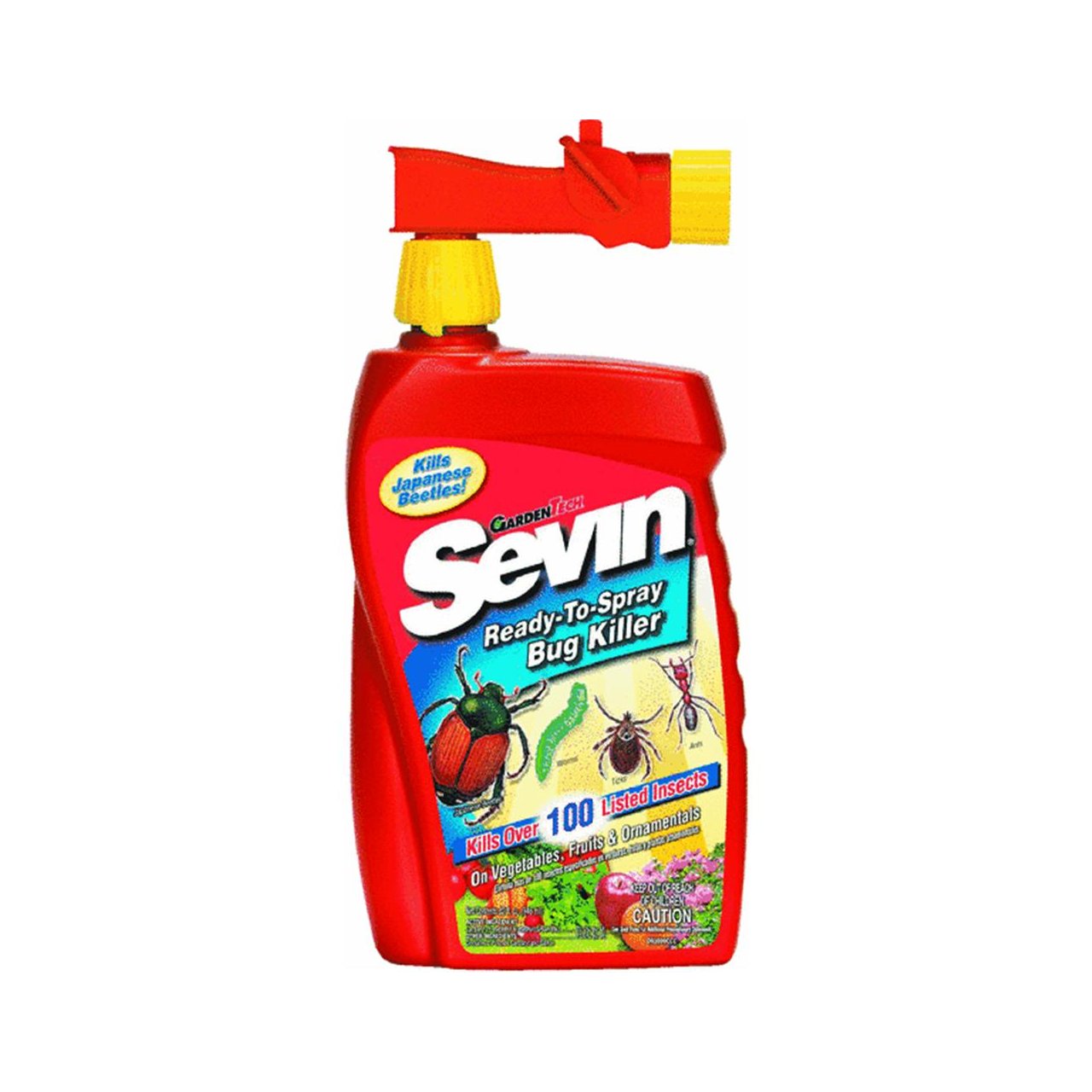 Amazon.com: Sevin Bug Killer With Hose End Bottle Multiple Insects Rtu  Carbaryl 32 Oz : Patio, Lawn & Garden