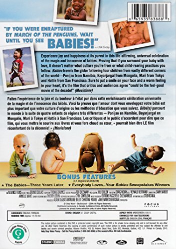 DVD de Babies en Region 1 version importada de EE. UU. en formato NTSC 3
