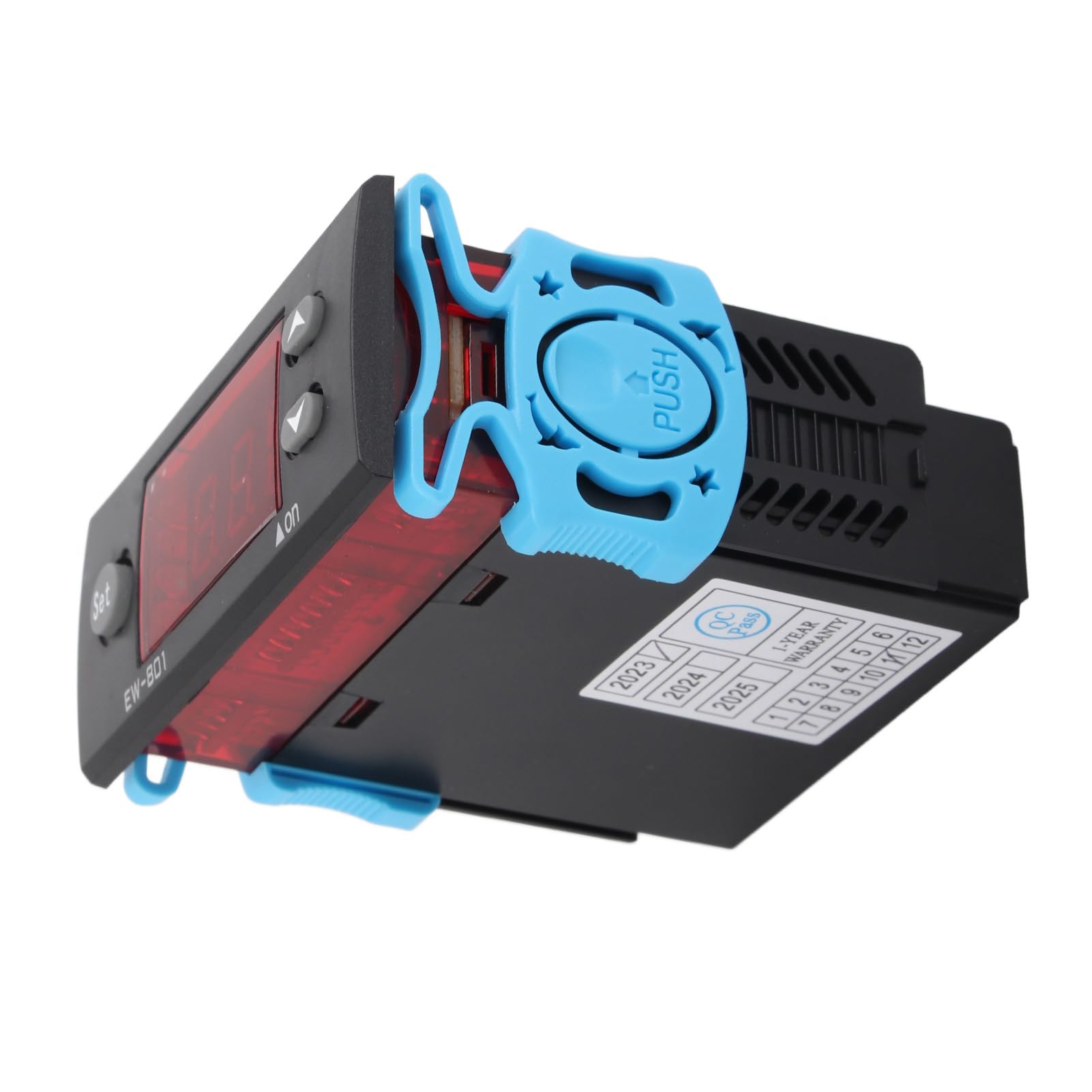 Regolatore di temperatura per scaldabagno solare con sensore a doppio canale, termostato con display digitale per riscaldamento elettrico con pompa (intervallo 2℃-99℃)