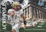 2024 BOWMAN UNIVERSITY CHROME ACROPOLIS #A-3 THOMAS CASTELLANOS BOSTON COLLEGE EAGLES FOOTBALL OFFICIAL TRADING CARD OF NFL