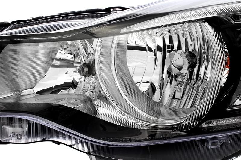 Miniatura 3 de Gold Shrine Para Subaru Impreza faro lámpara 2015 2016 halógeno negro Trim conductor lado izquierdo