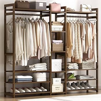 【新品未使用】洋服ダンス メタルラック ハンガーラック大容量 新品未使用】洋服ダンス メタルラック ハンガーラック大容量