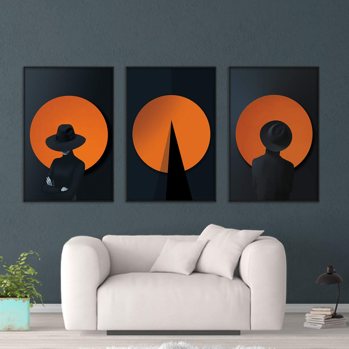 Framed Mystique Paintings - 3 Pieces