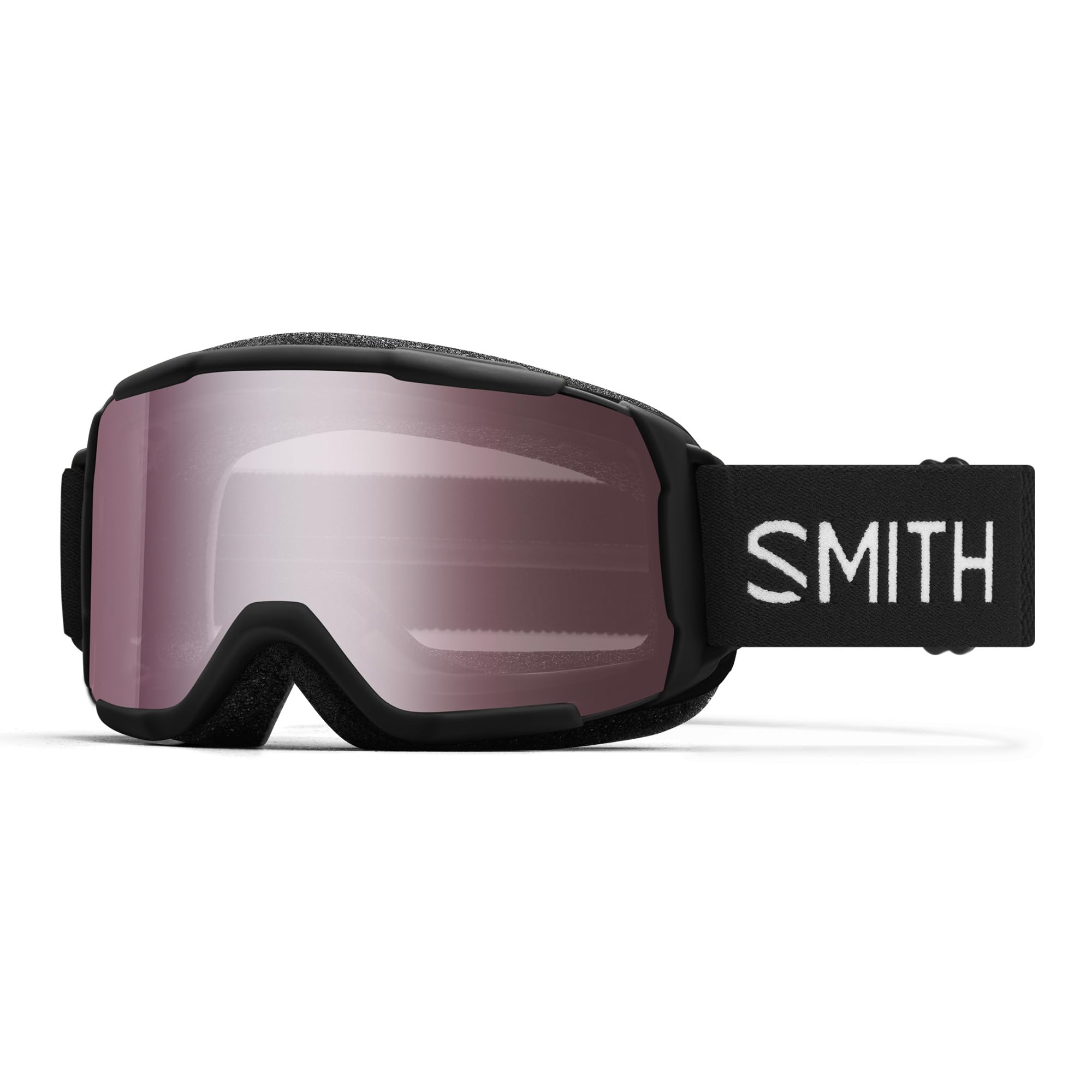 SMITH Daredevil Youth Goggles with Carbonic-x Lens – Performance Snowsports Kids Goggles for Skiing & Snowboarding – Black + Ignitor Mirror Lens