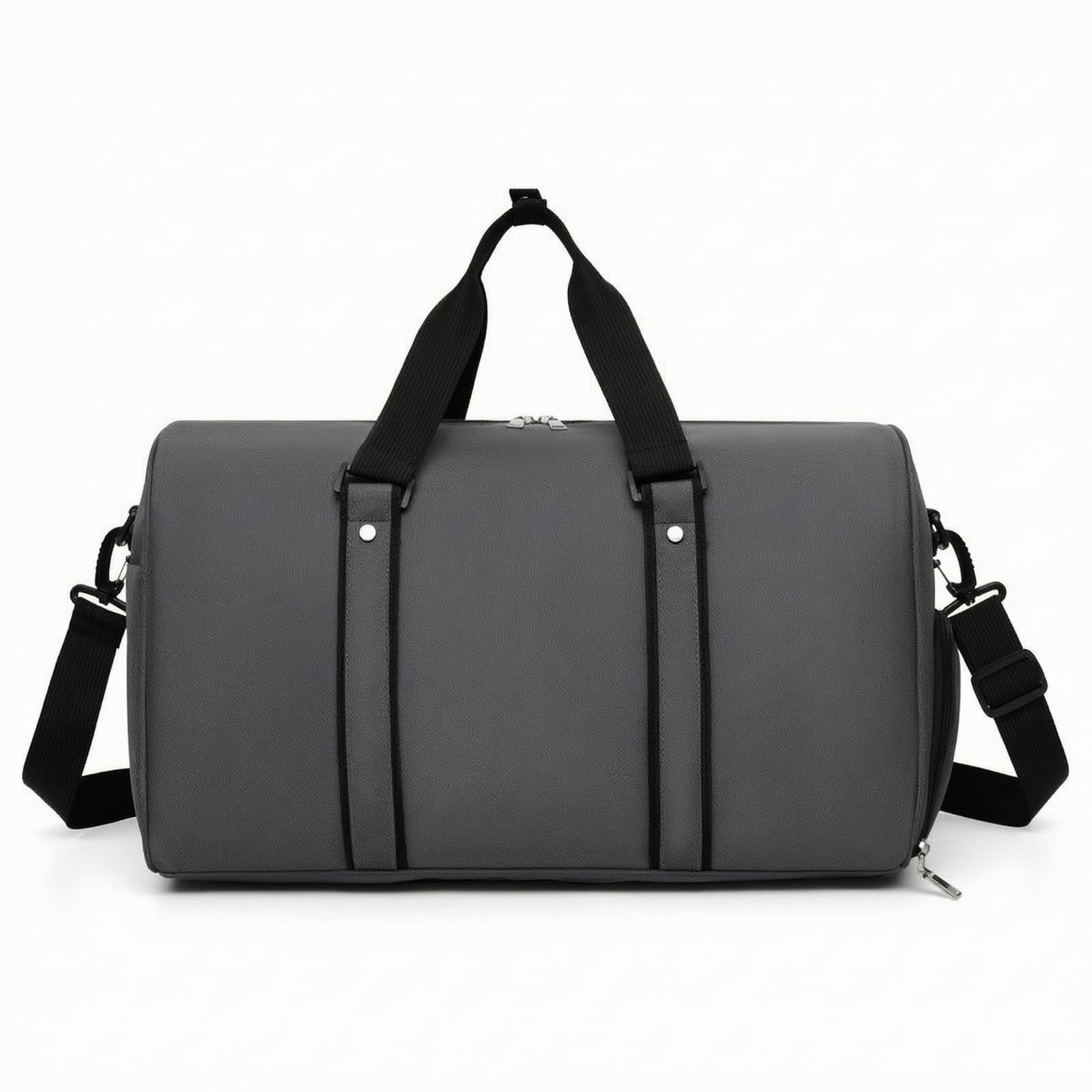 Borsone con Scomparto Scarpe Multiscomparto Borsone da Palestra Resistente agli Strappi Borsa da per Sportivi, Viaggiatori, Grigio, T11 Grigio