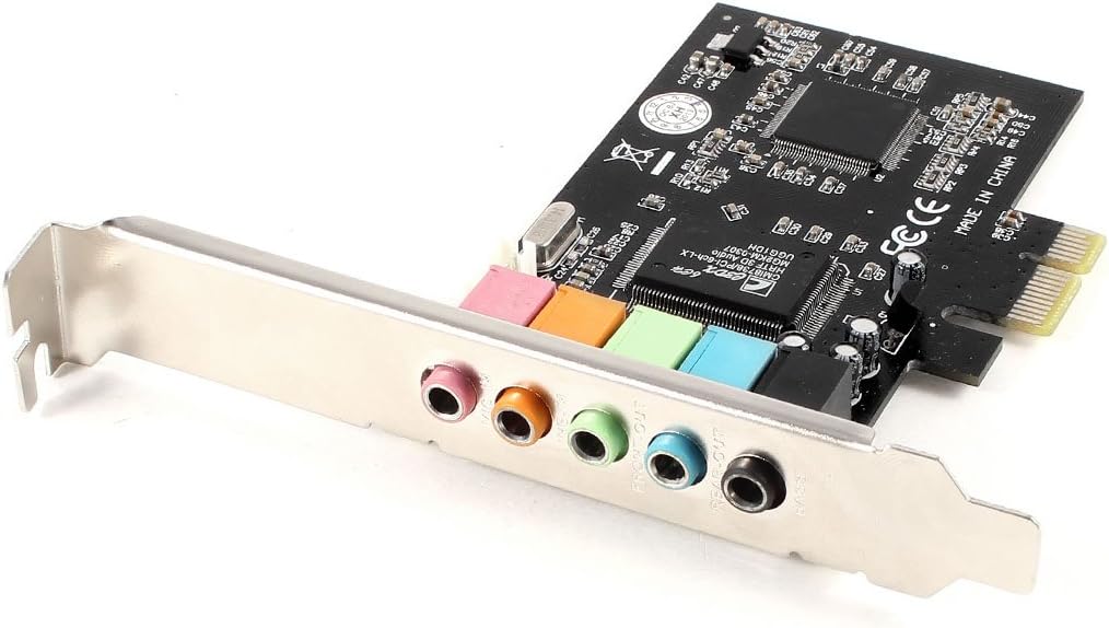 Amazon.com: Qtqgoitem 3.5mm Socket Connector Audio Internal 4 Ch PCI-e ...