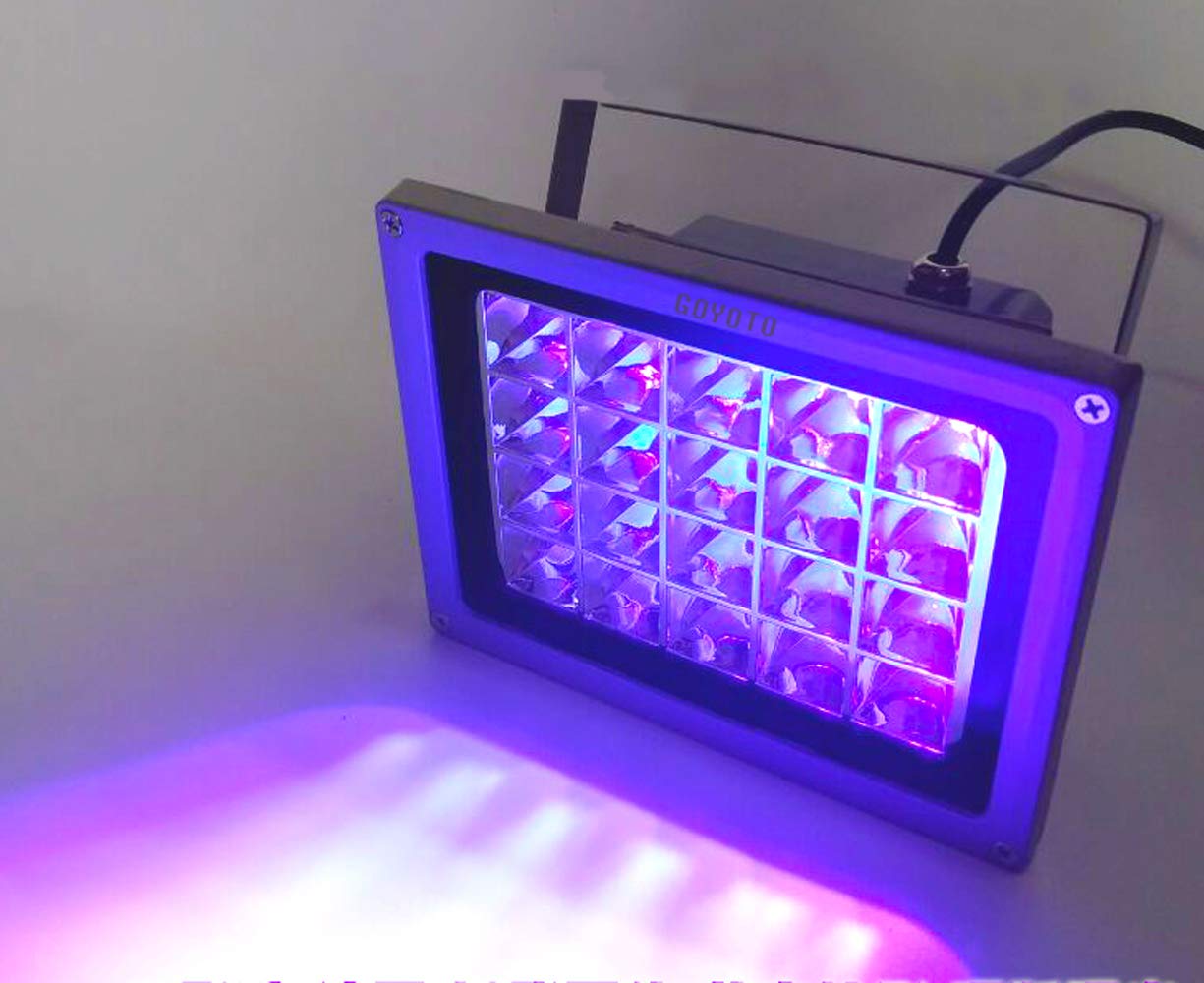 Amazon | 光の羽 (Goyoto) UV 紫外線LEDランプ UVライト(1.8mスイッチング電源コード付き) 感光処理 露出レジスト ...