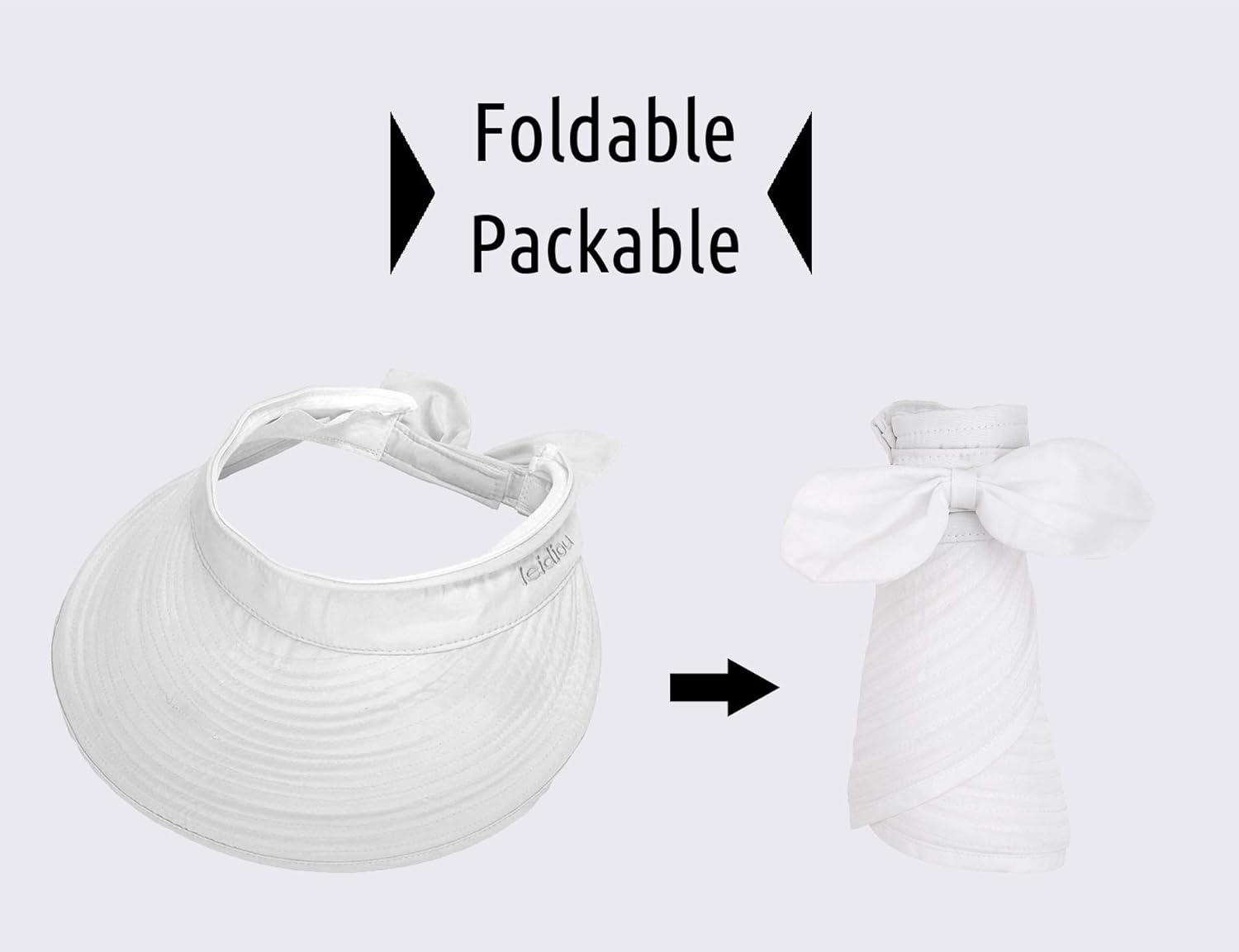 Simplicity Garden Hat Women's UPF 50+ UV Sun Protection Hat Beach Sun Hat Golf Hat Foldable Sun Hats for Women White: Clothing