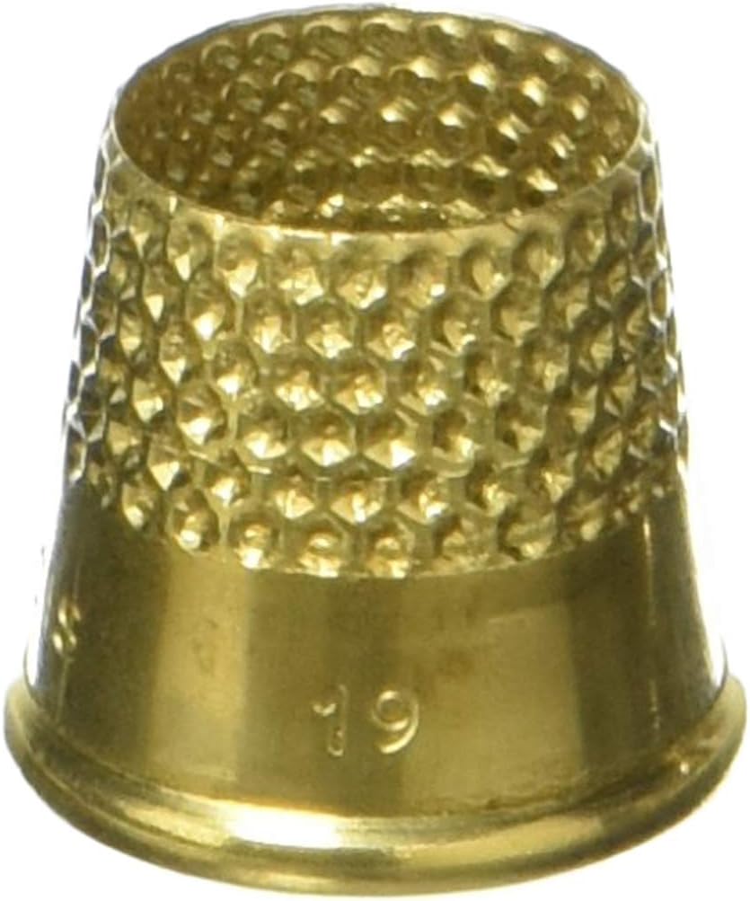 Lacis19mm Open Top Tailor's Thimble-Size, Multicolor