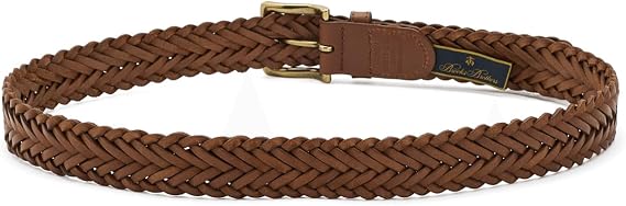 Brooks Brothers Braided Leather Belt