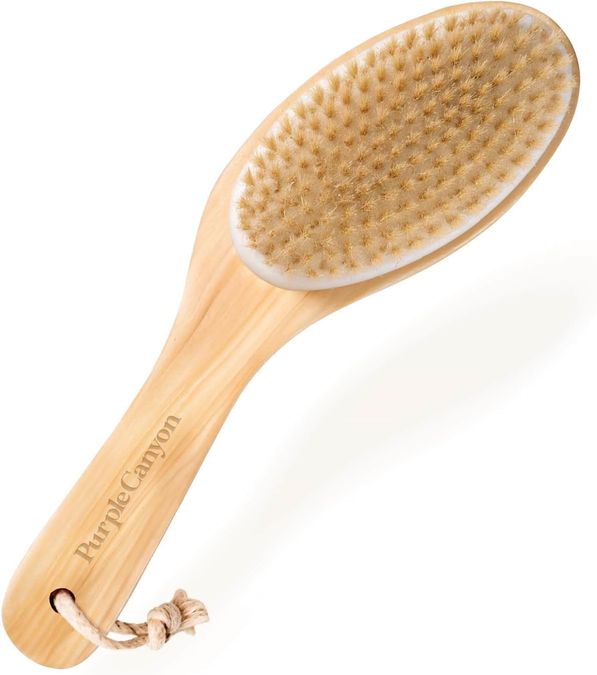 Purple Canyon Exfoliating Dry Brush | Natural Bristles and Ergonomic Birchwood Handle | Body Brush for Lymphatic Drainage and Skin Care Purple Canyon Exfoliating Dry Brush | Natural Bristles and Ergonomic Birchwood Handle | Body Brush for Lymphatic Drainage and Skin Care