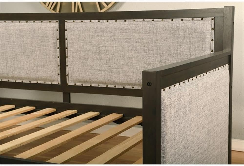 Kodiak Furniture Sloane Daybed in Graystone Finish with Pop Up Trundle-Mattresses Not Included