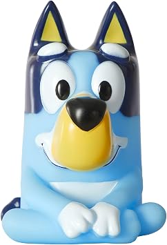 Bluey Squishy Night Light 6" LED Soft Mood Lamp for Decor, Kids Bedrooms, Collectors & Gift Giving