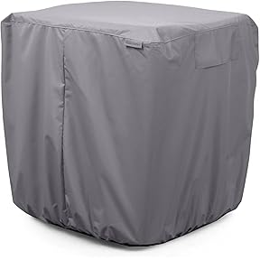 Covermates Air Conditioner Cover – Durable Weather-Resistant Protection for Outdoor Units, Ultima 600D Polyester, 24W x 24D x 30H, Ripstop Black