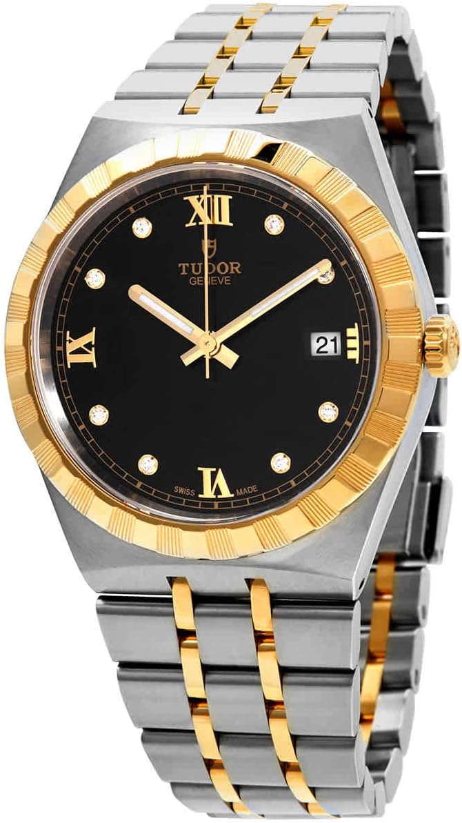 Tudor Royal Automatic Diamond Black Dial 38 mm Watch