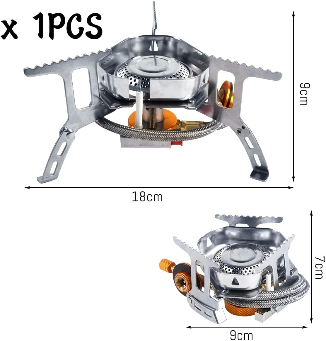 SunJas Barbecue Portatile 2 In 1 In Acciaio Inox Mini Barbecue Da - Foto 5