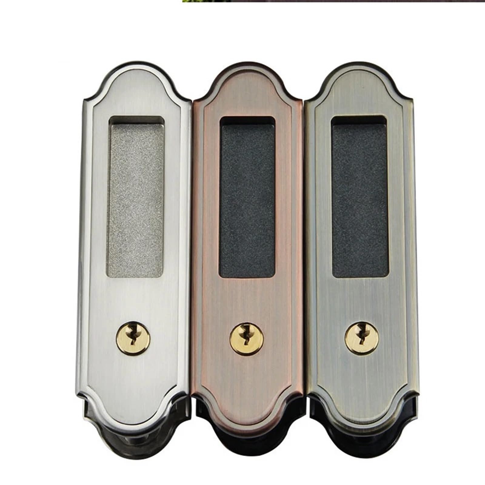 Serrure de porte coulissante argent matériel de porte Rarelock MS420 bureau salle de bain