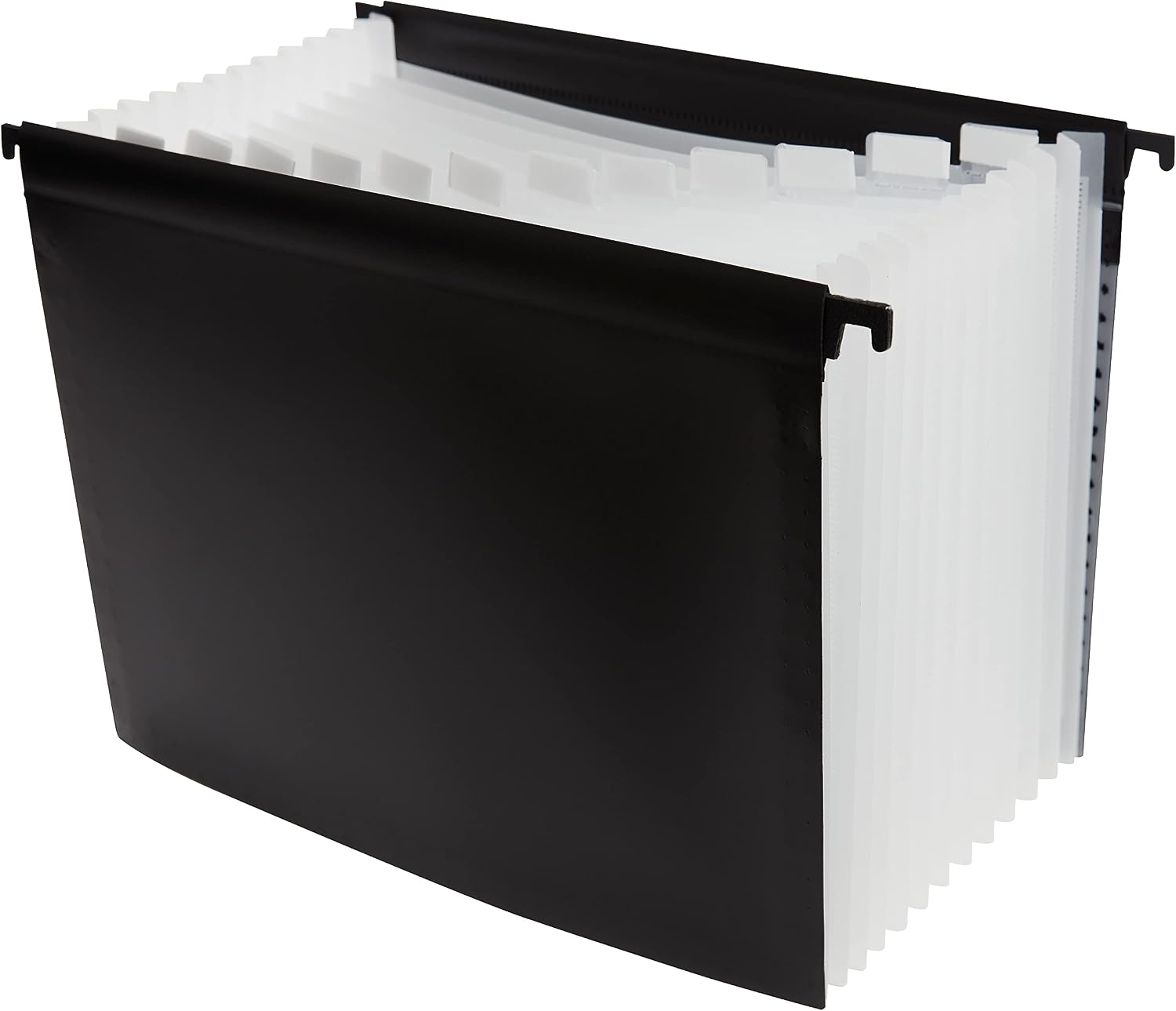 TRU RED Moisture‑Resistant Hanging File Folders, Letter Size, Extra‑Wide 15.35" Expansion, Heavy‑Duty Poly Construction – 3/Pack